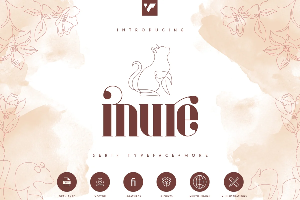 Inure Serif Typeface Font