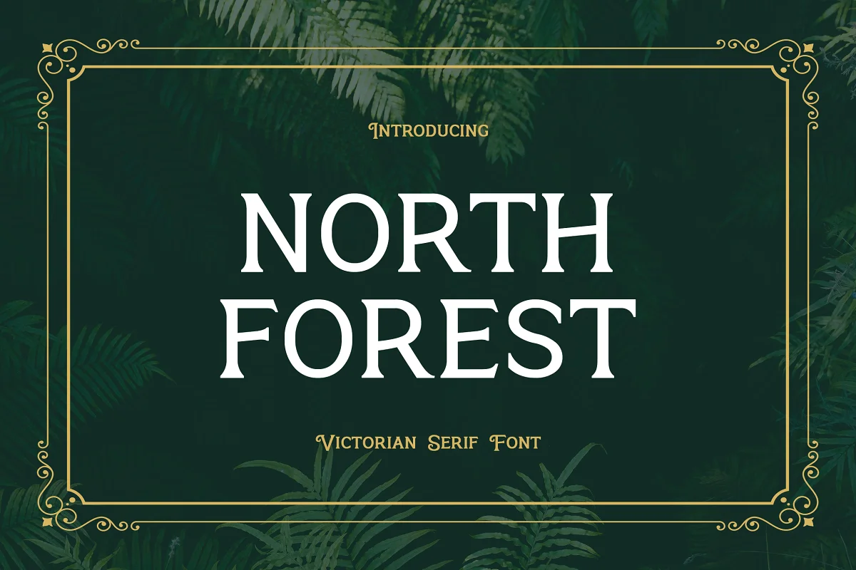 North Forest Vintage Serif Font