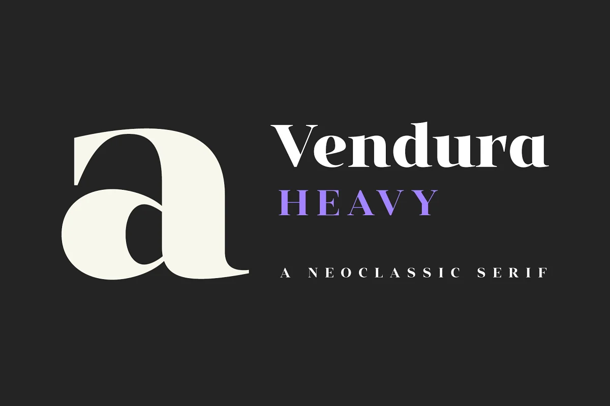 Vendura Heavy Font