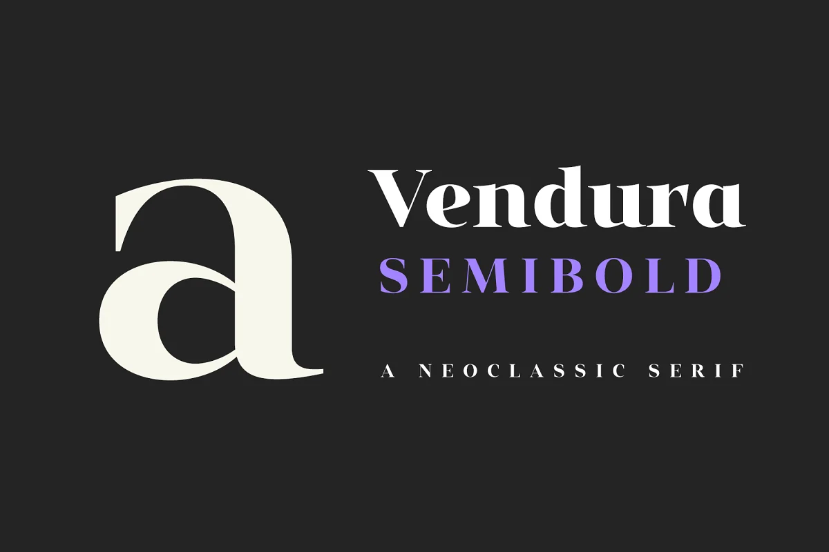 Vendura Semi Bold Font