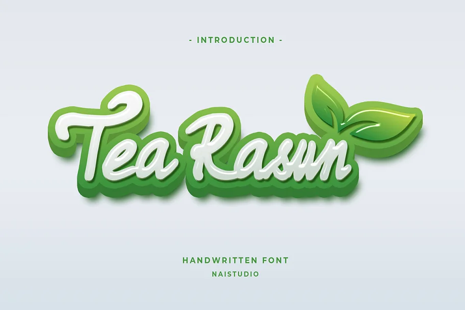 Tea Rasun Elegant Handwritten Font