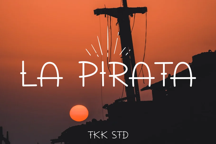 La Pirata Tattoo Font