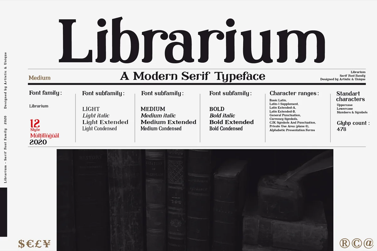 Librarium Serif Font