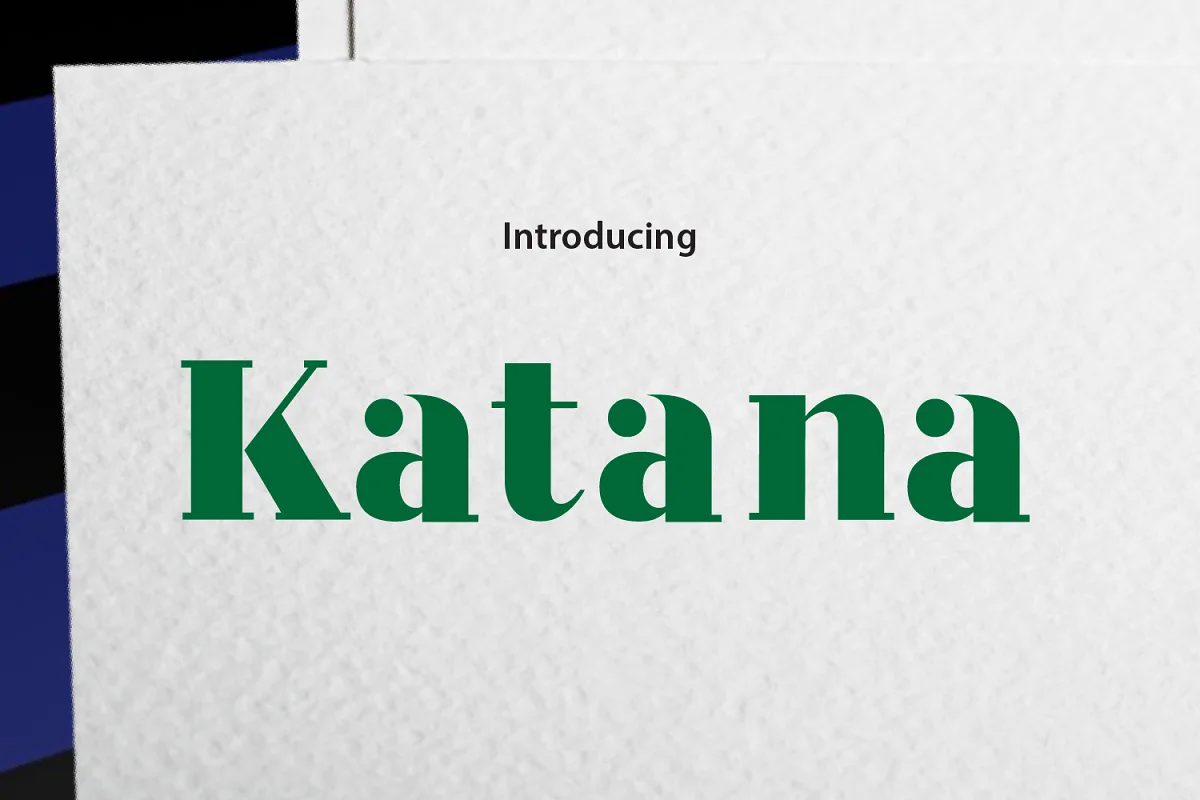 Katana Font