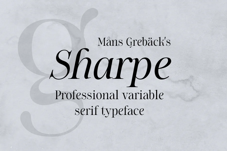 Sharpe Font