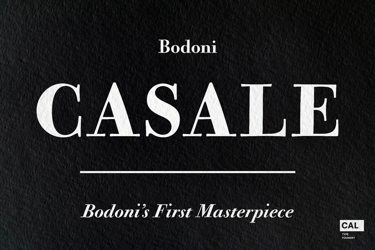 Bodoni Casale Essentials Package Font