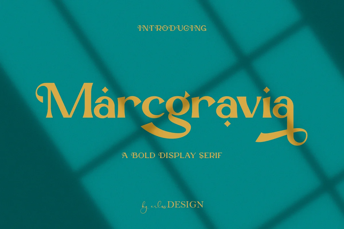 Marcgravia Modern Serif Font