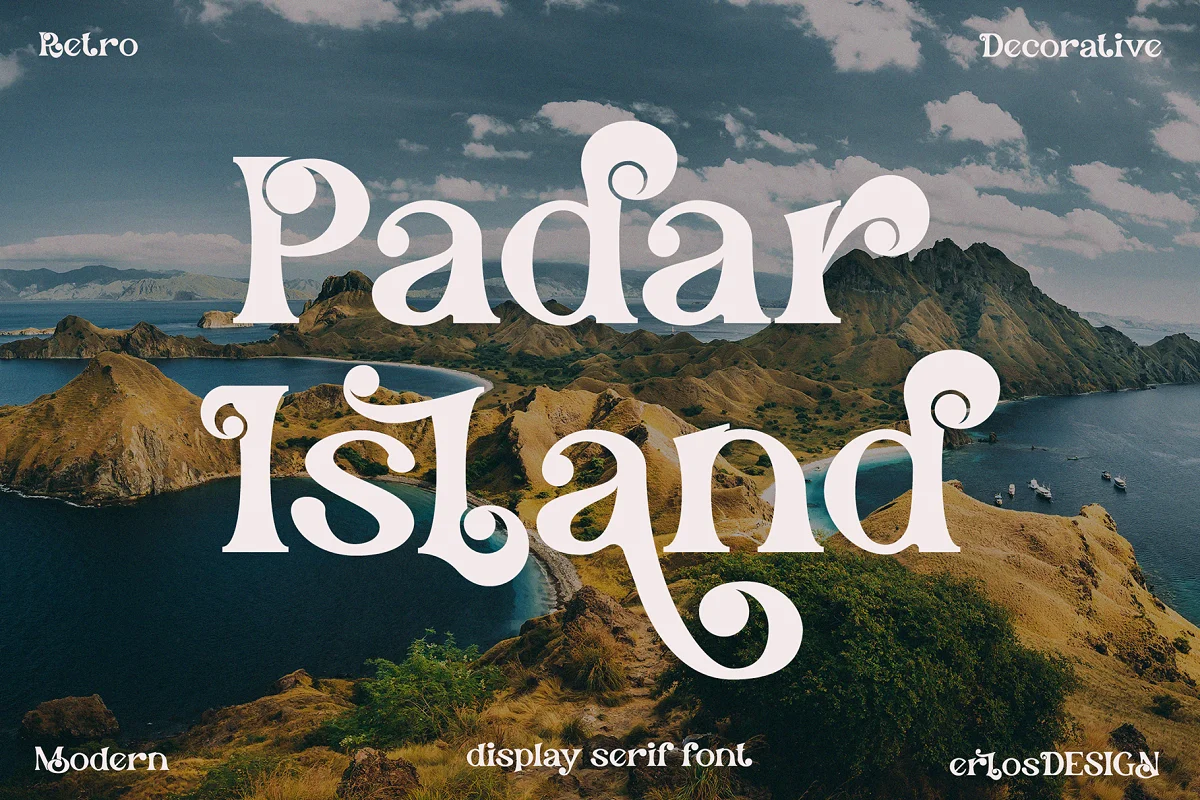 Padar Island Display Serif Font