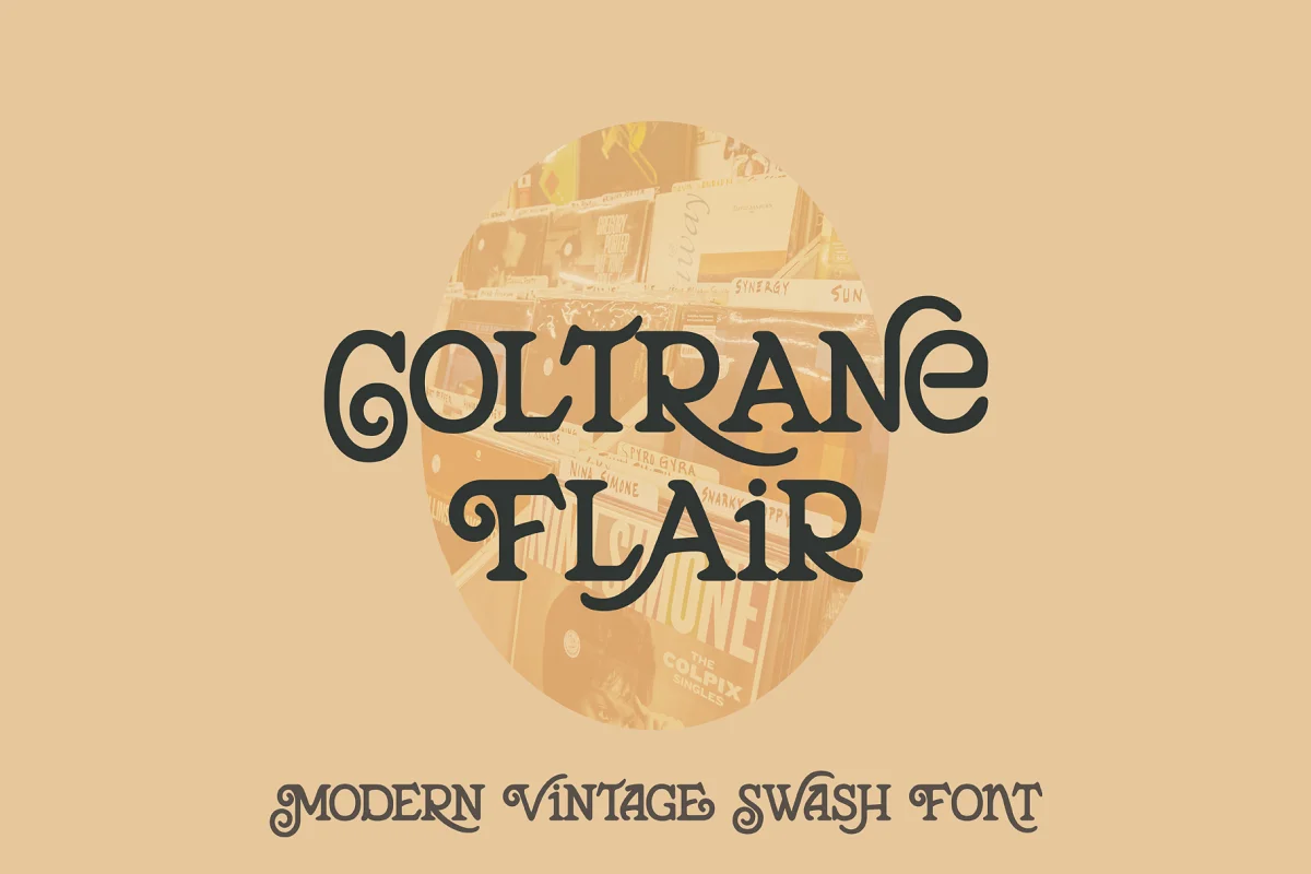 Coltrane Flair Rounded Serif Font