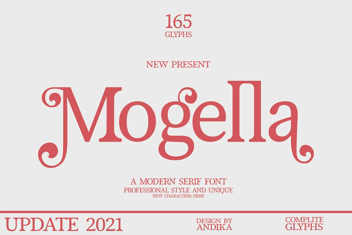 Mogella Modern Font