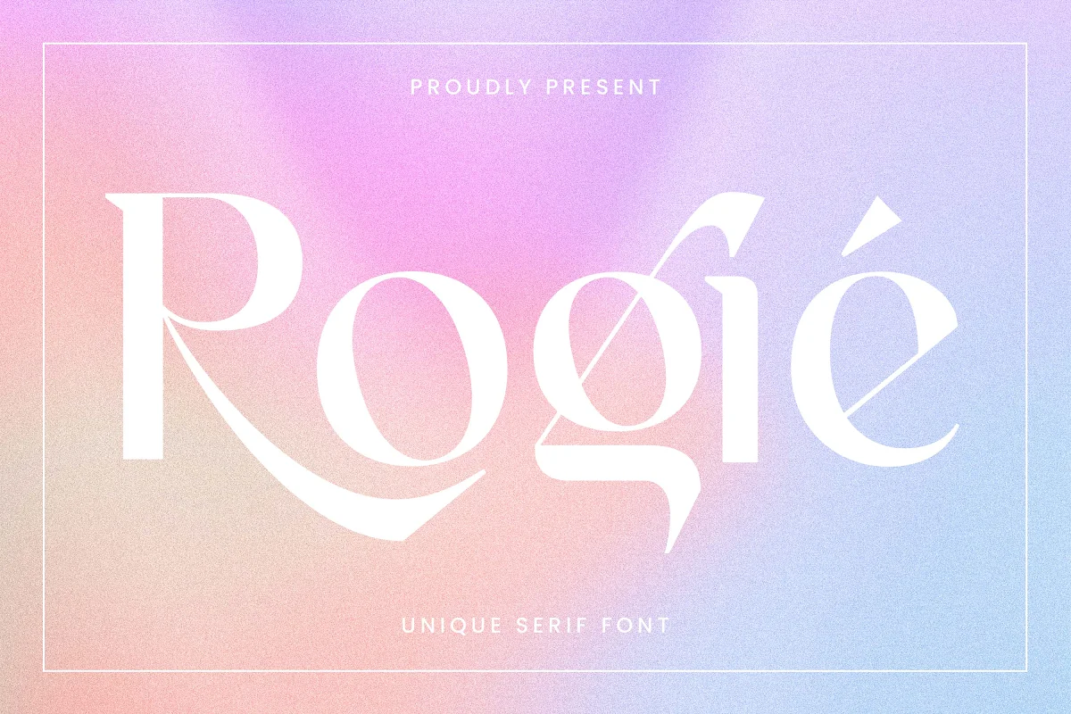 Rogie Modern Display Serif Font