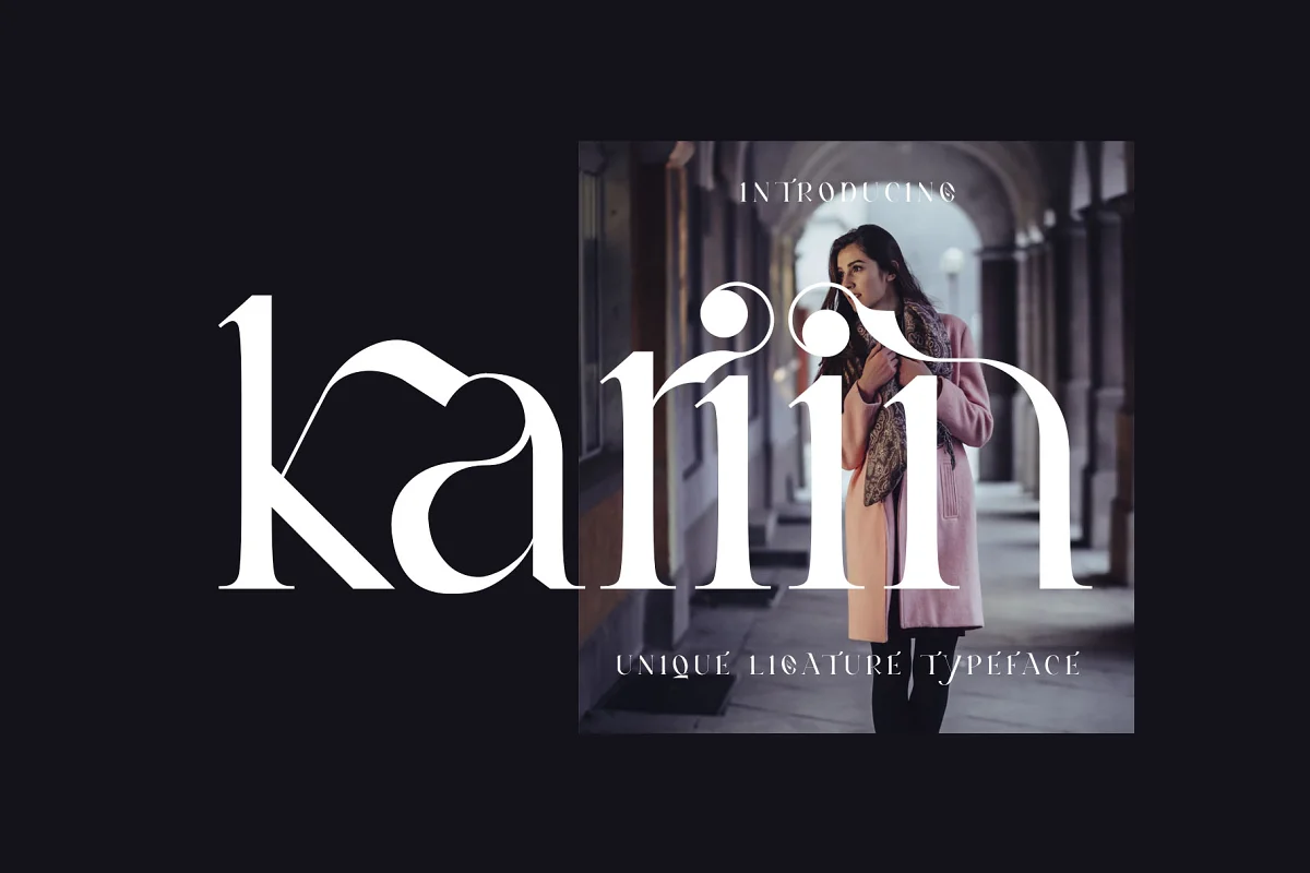 Kariin Ligature Serif Typeface Font