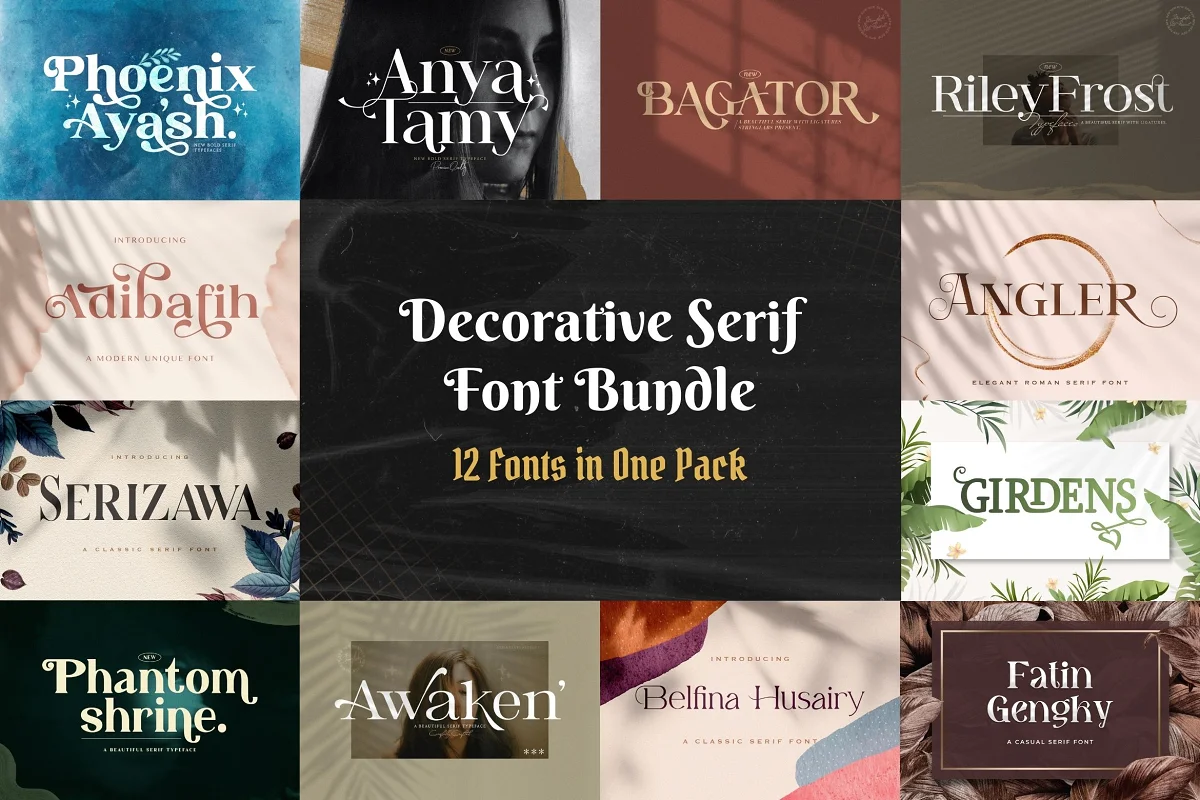 Decorative Serif Font