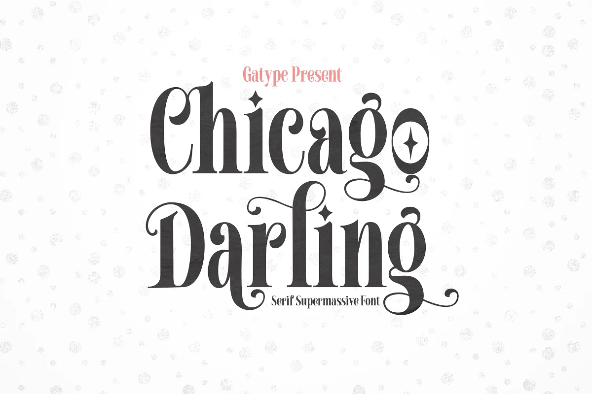 Chicago Darling Serif Font