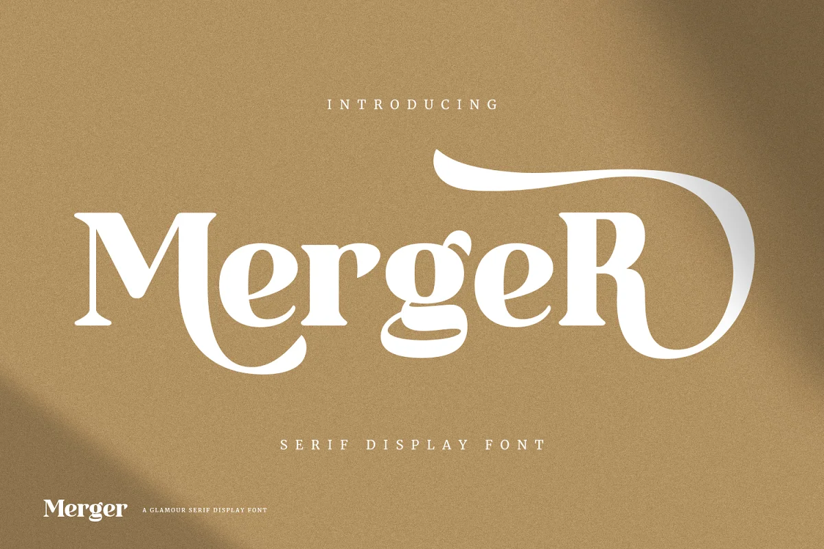 Merger Serif Display Font