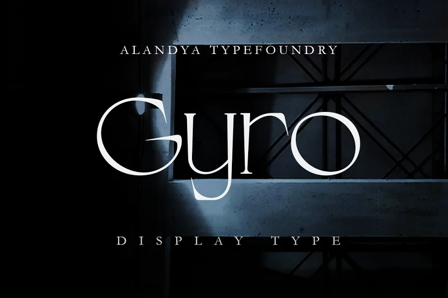 Gyro Serif Display Font