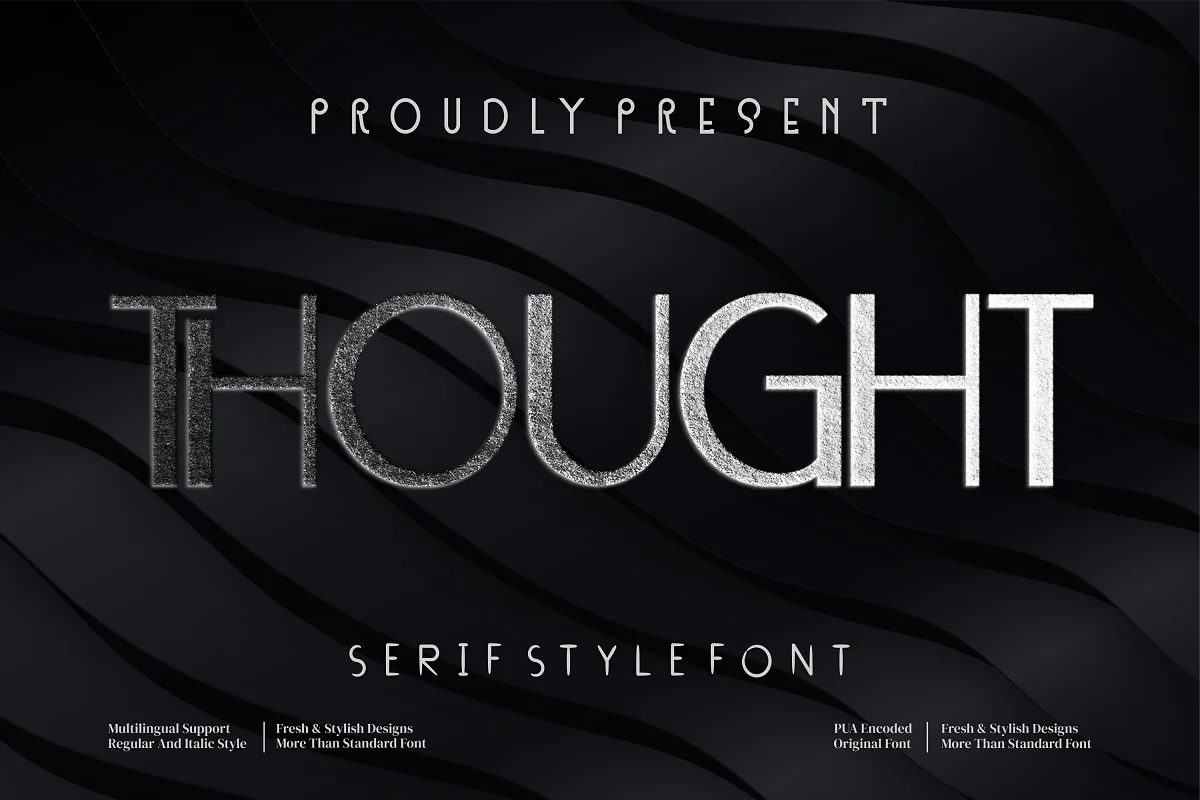 Thought Serif Style Font