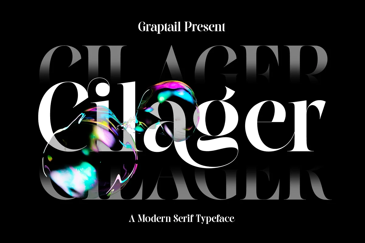 Cilager Modern Serif Typeface Font