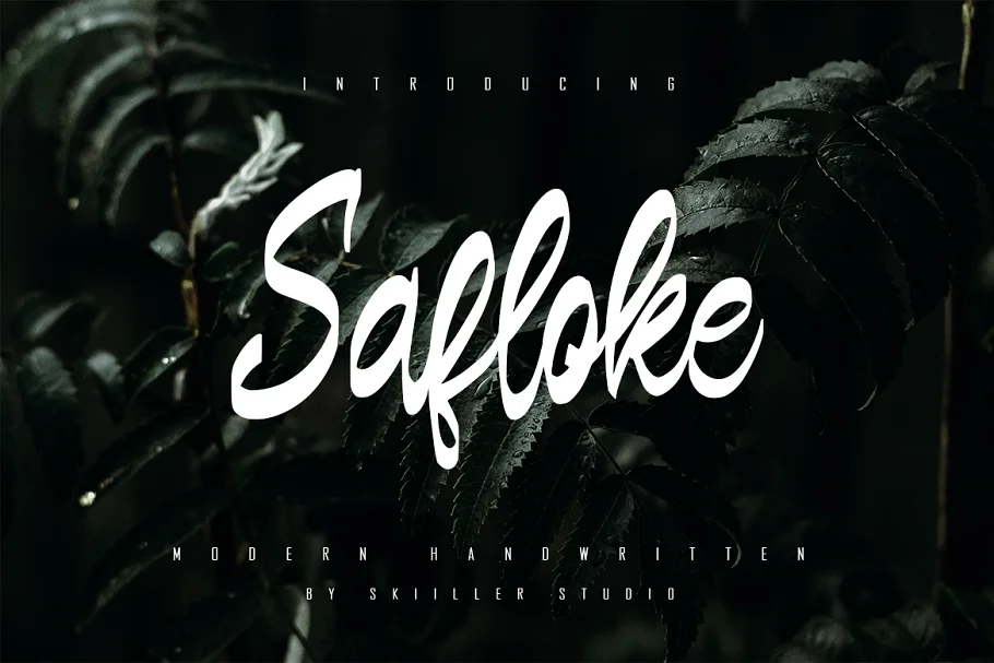 Safloke Modern Handwritten Font