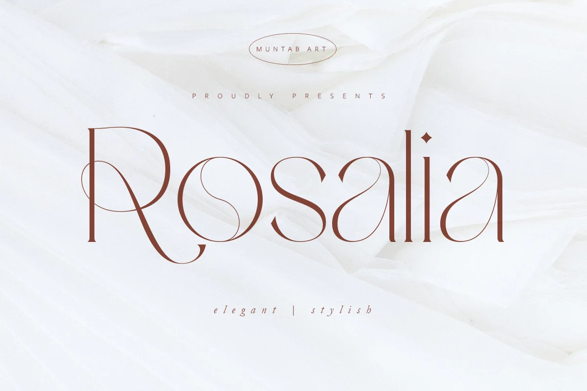 Rosalia Modern Stylish Font