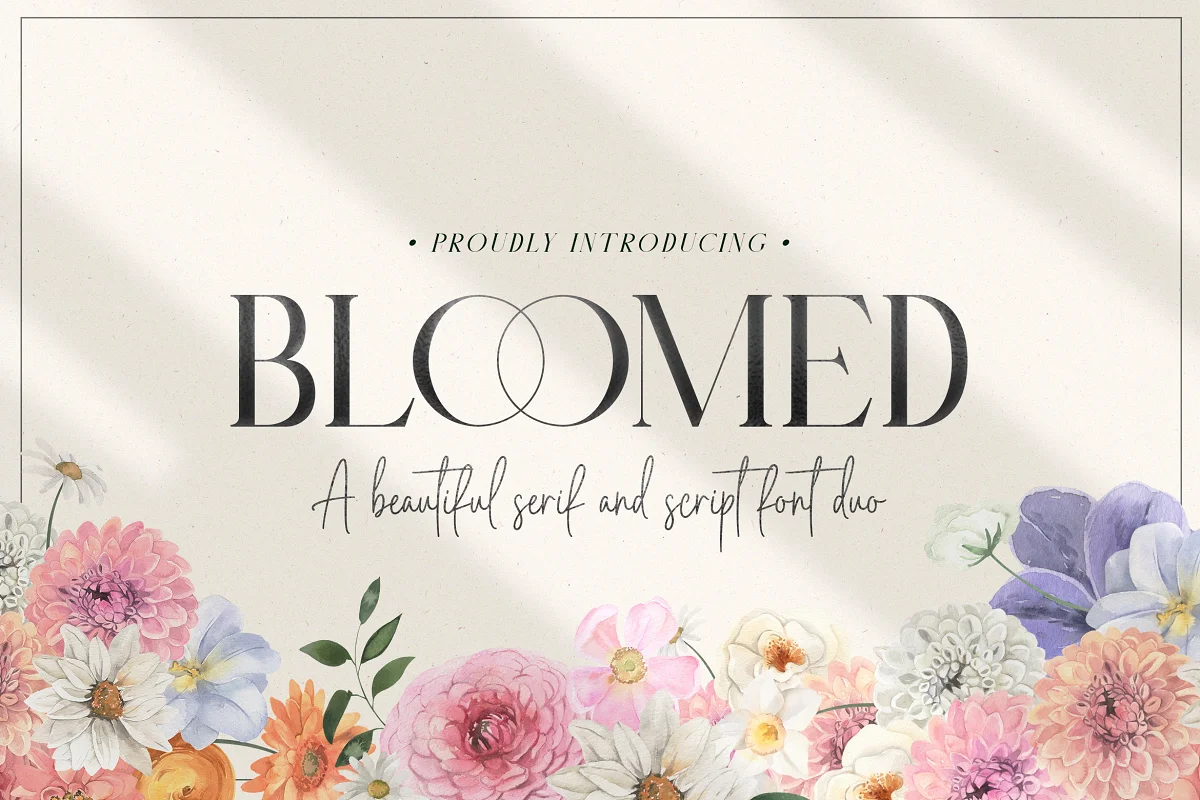 Bloomed Font