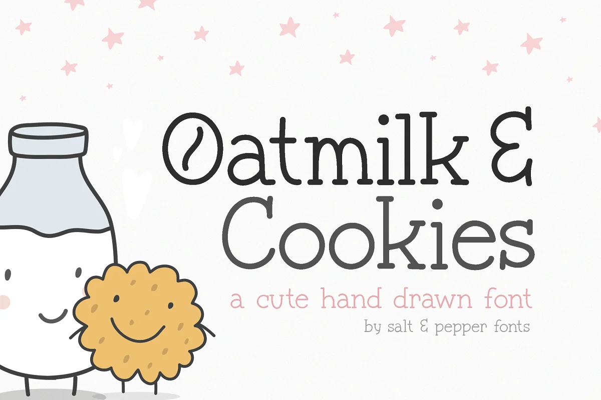 Oatmilk and Cookies Font