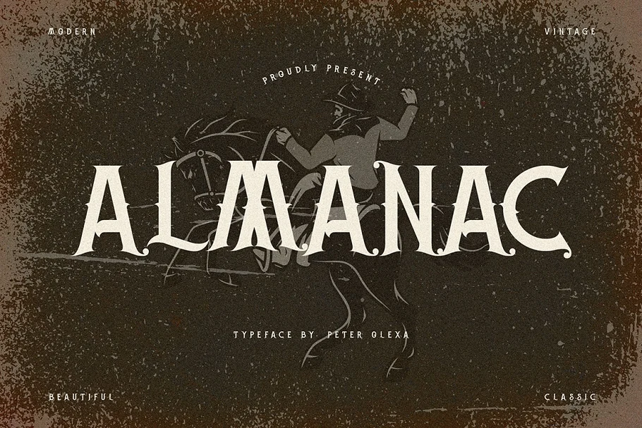 Almanac Vintage Serif Font