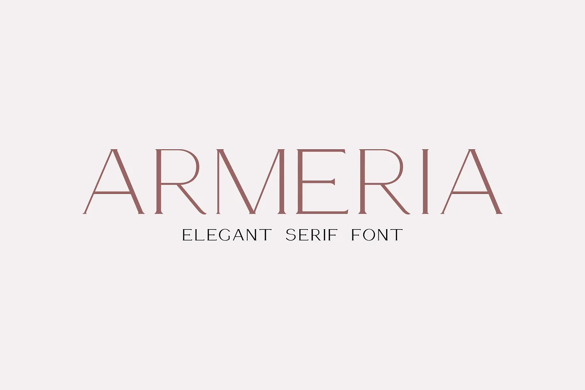 Armeria Serif Font