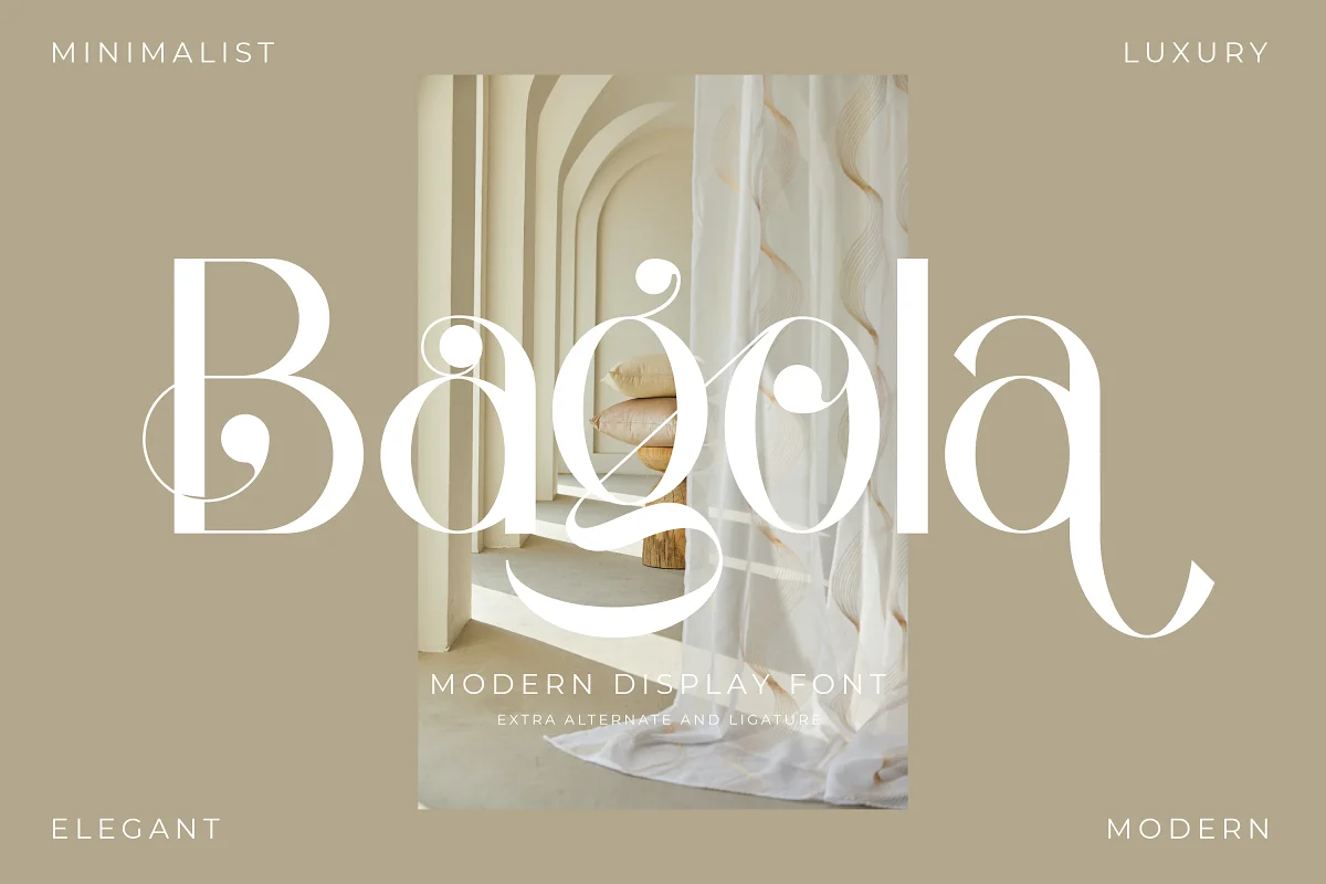 Bagola Stylish Display Font