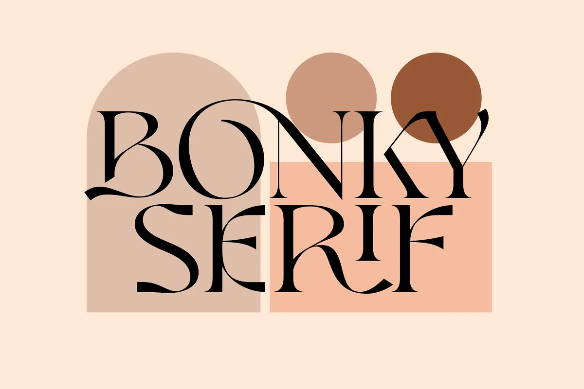 Bonky Serif Font