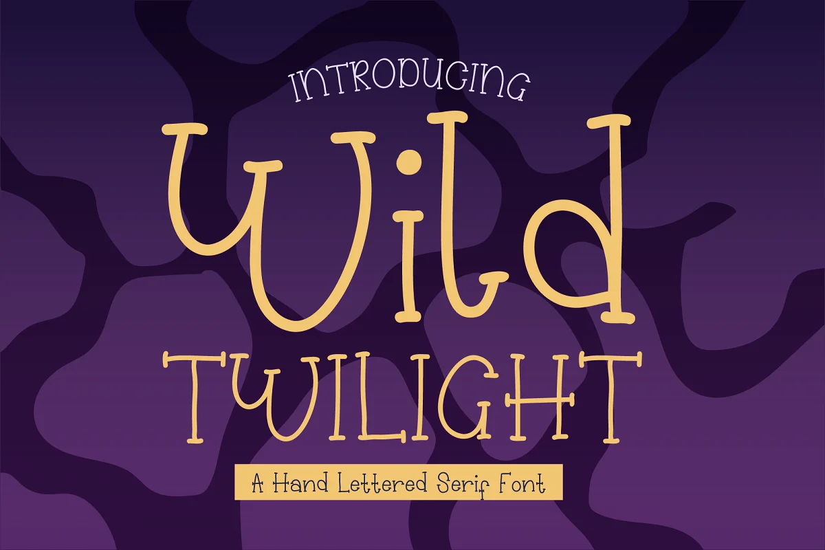 Wild Twilight Serif Font