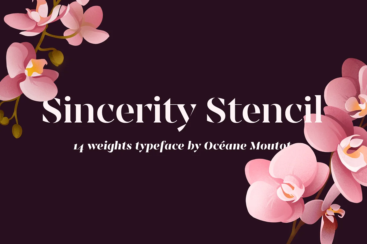 Sincerity Stencil Font