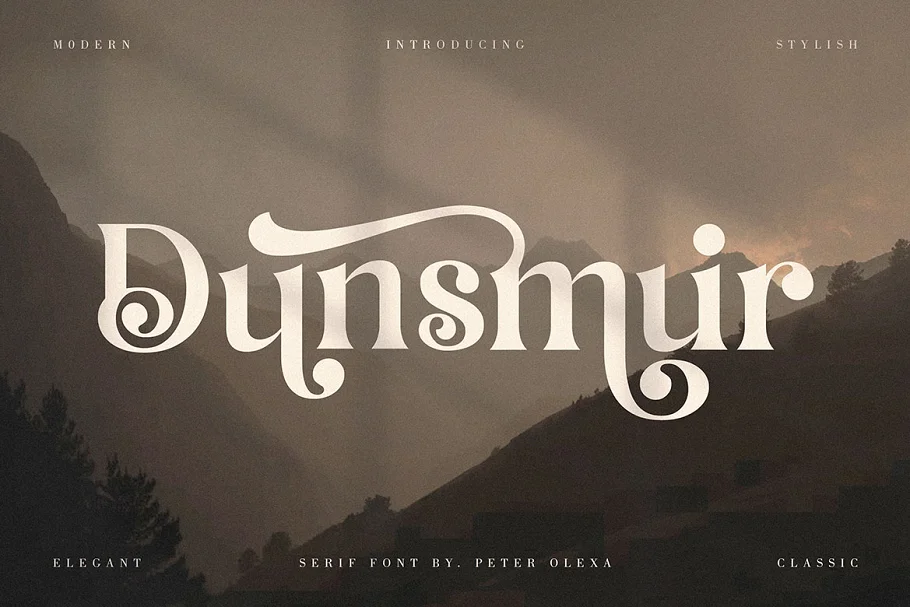 Dunsmuir Modern Serif Font