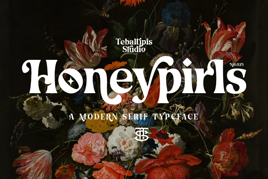 Honeypirls Retro Serif Font