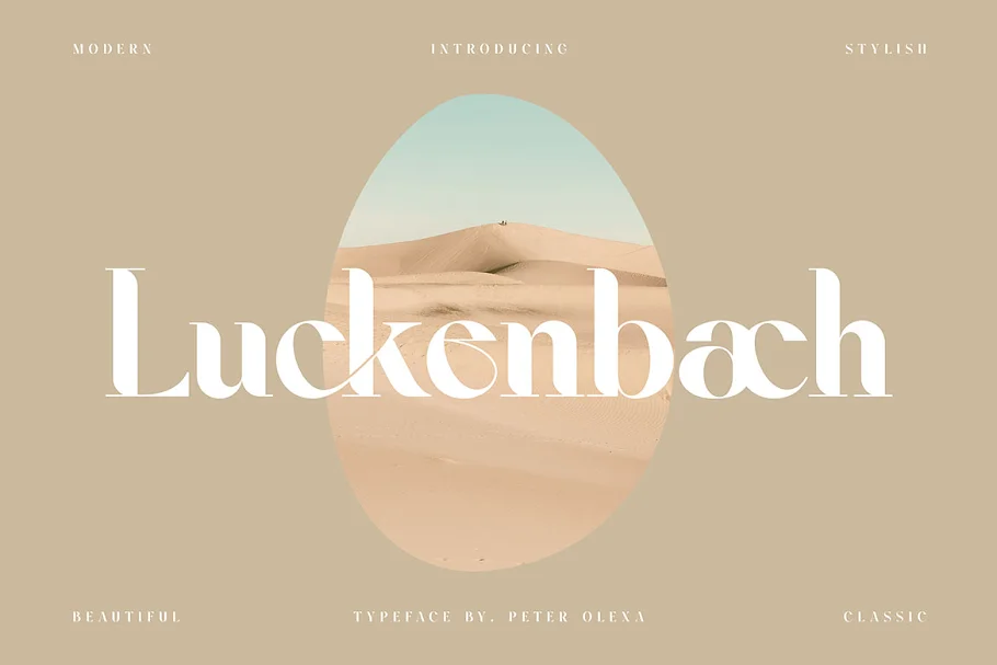 Luckenbach Modern Serif Font