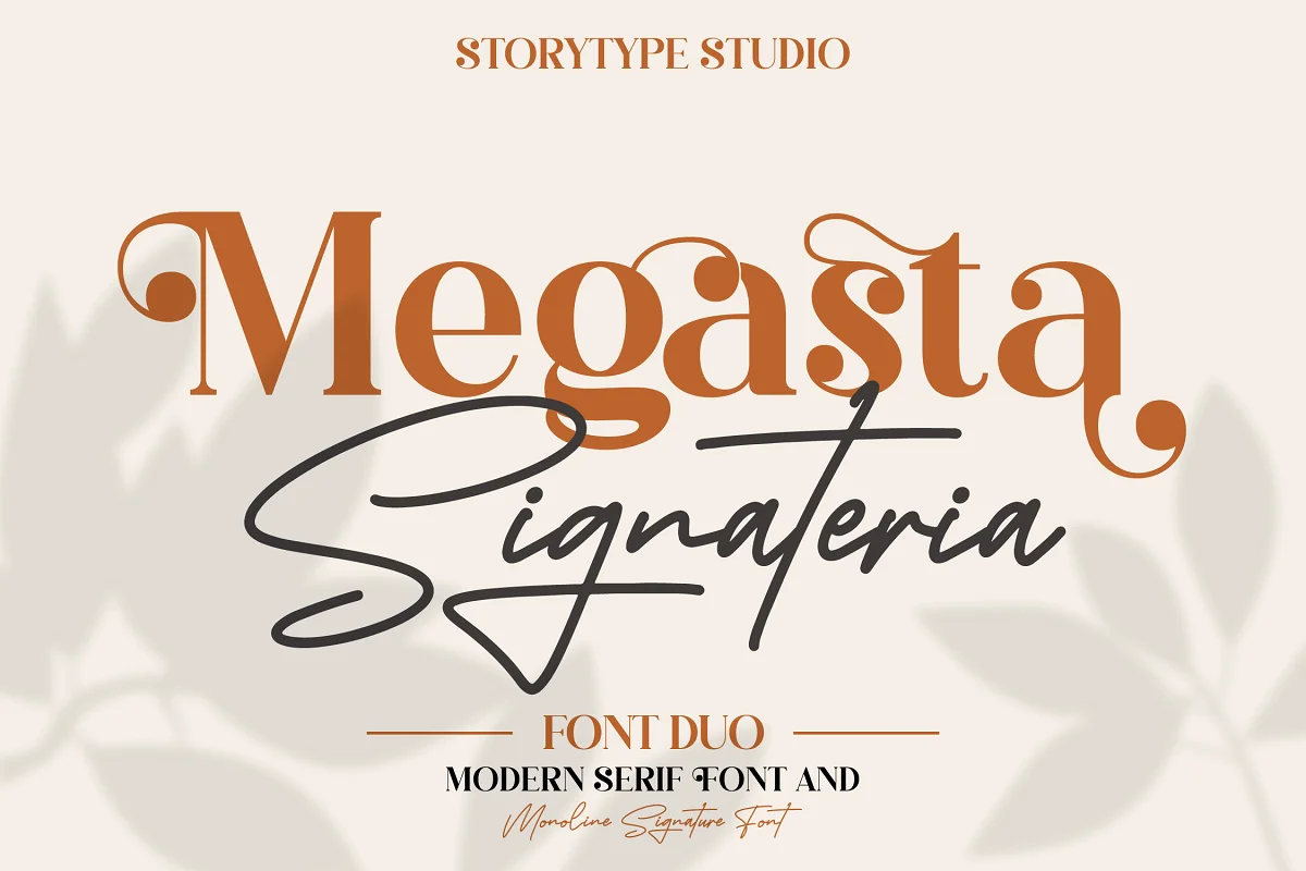 Megasta Signateria Font