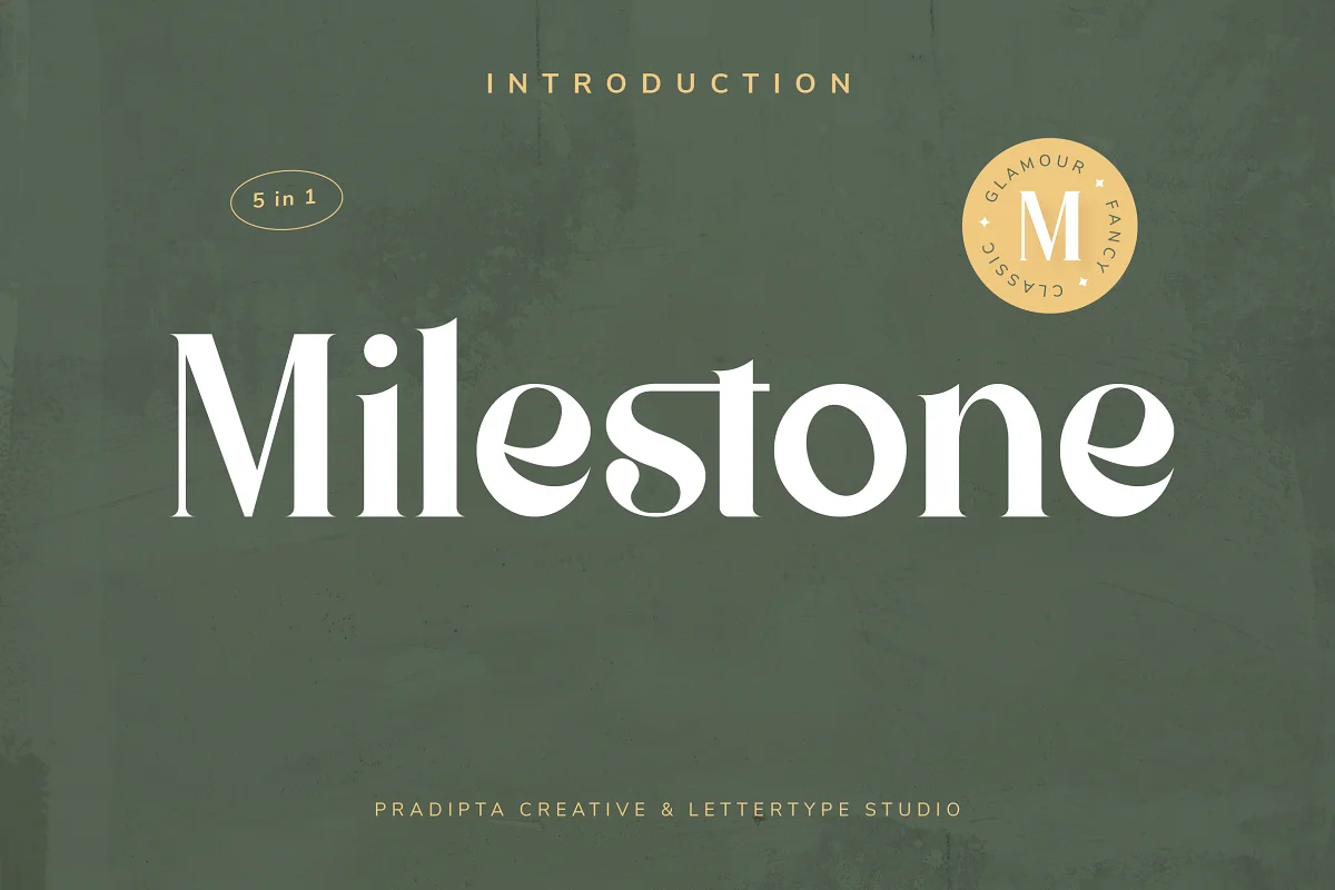 Milestone Modern Classic Font