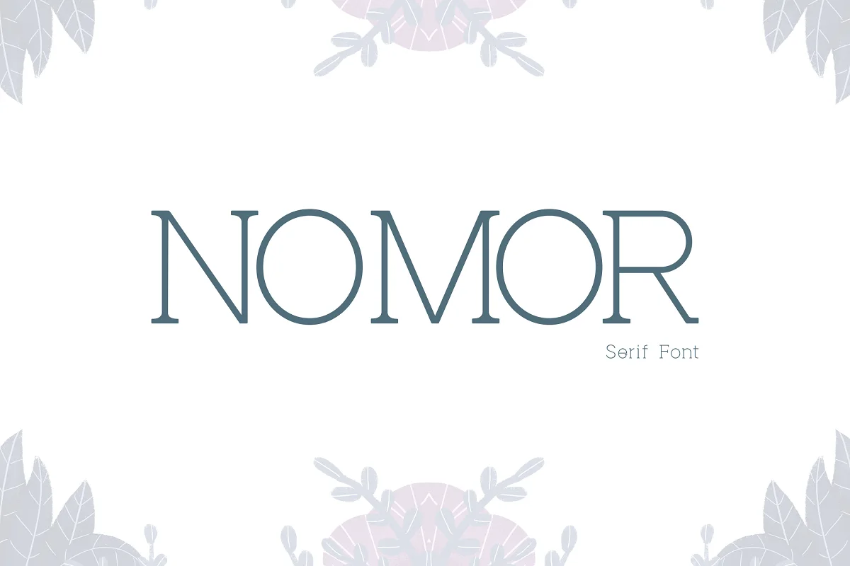 Nomor Typeface Font