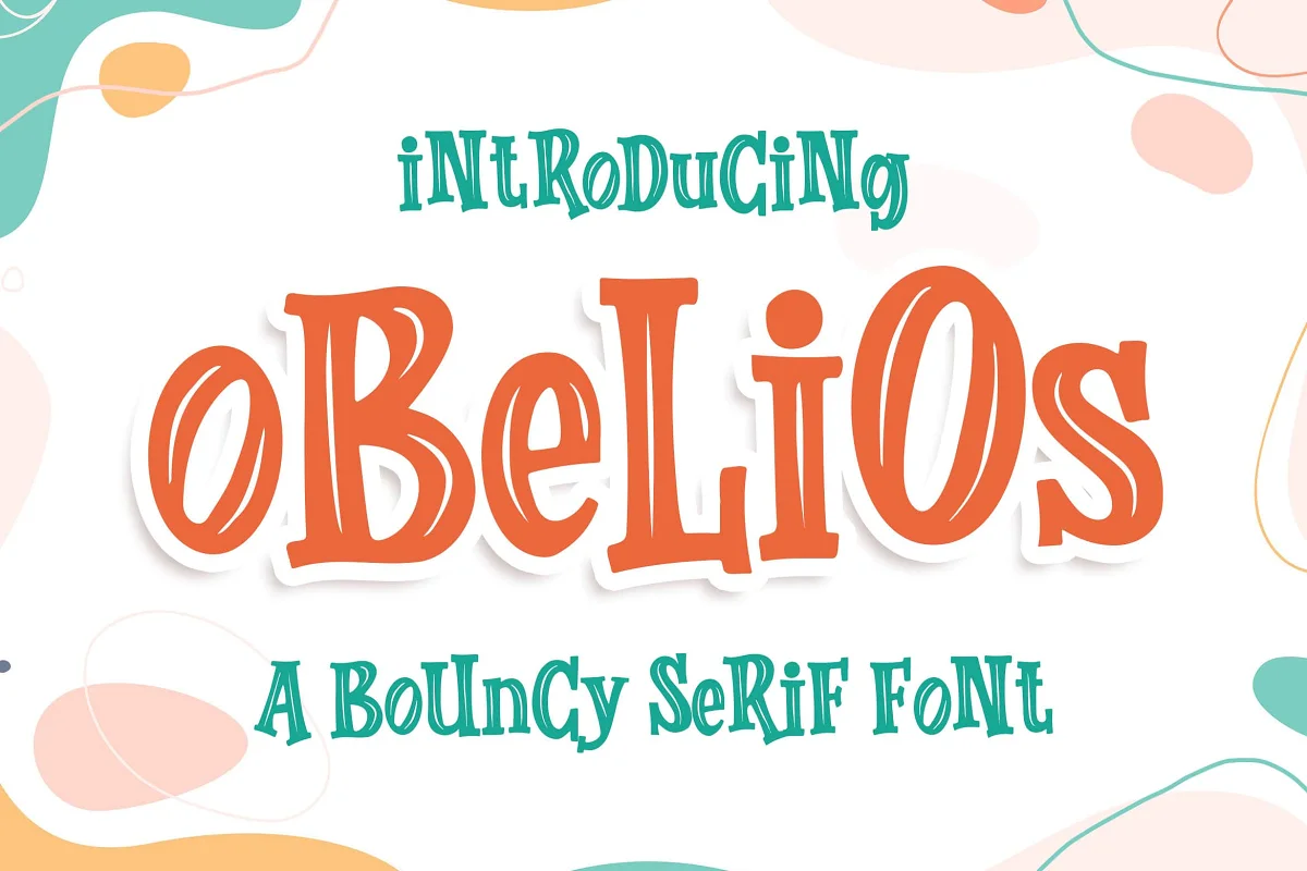 Obelios a Bouncy Serif Font