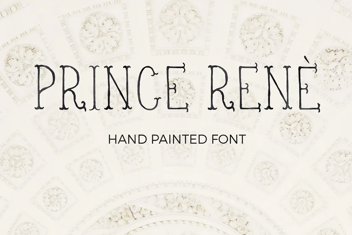 Prince Rene Monogram Serif Font