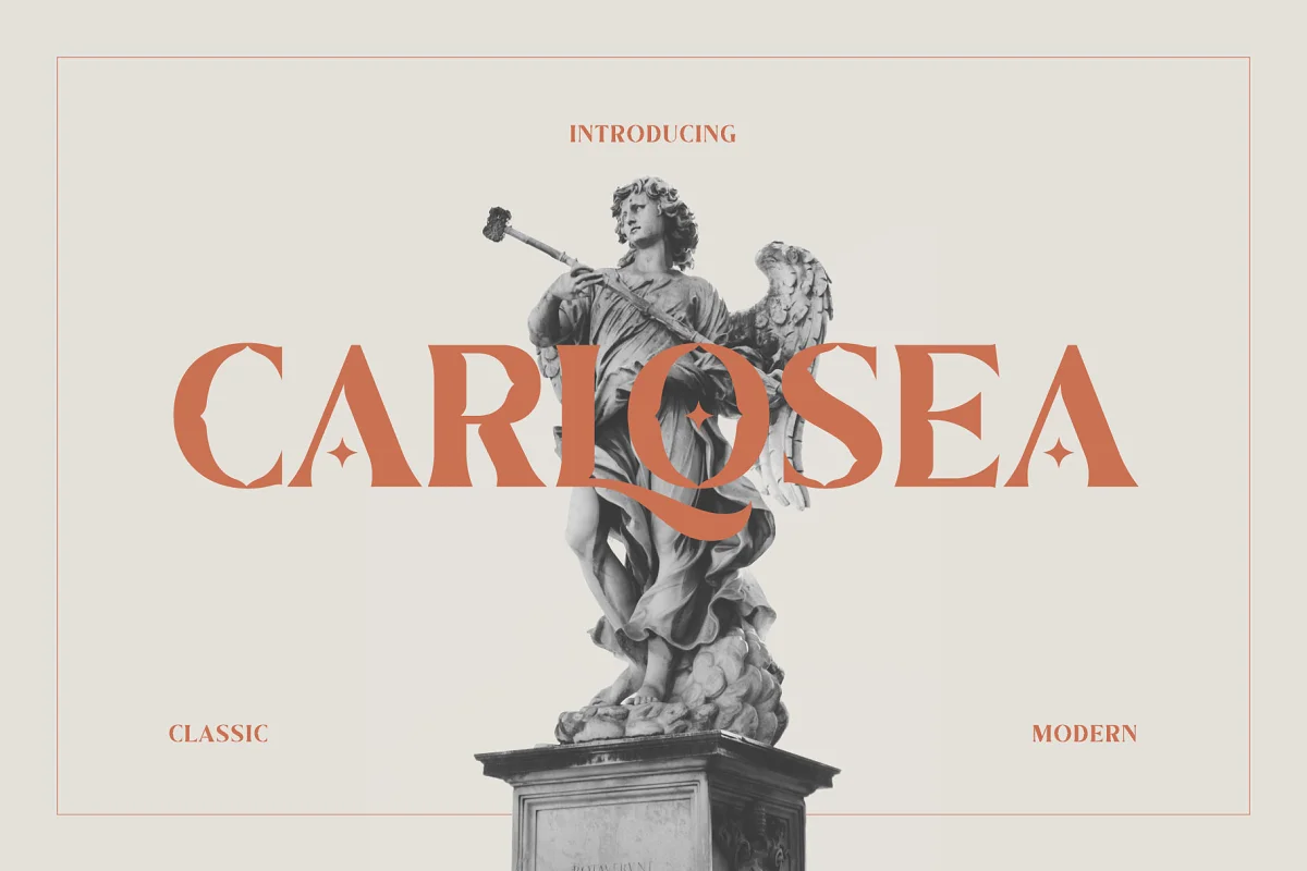 Carlosea Modern Serif Font