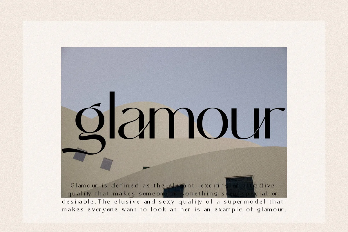 rachelya modern elegant font glamour - Post