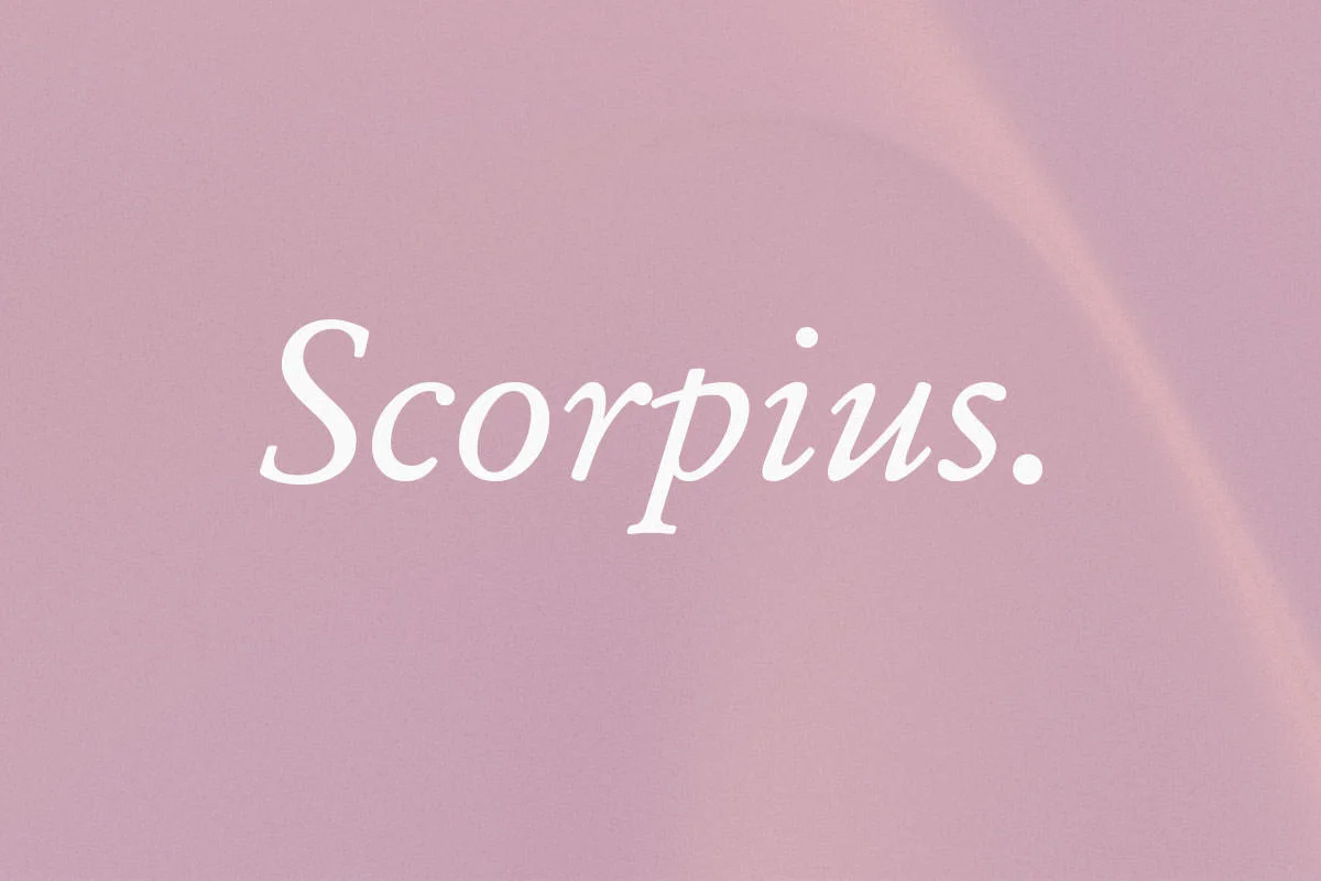 Scorpius Font