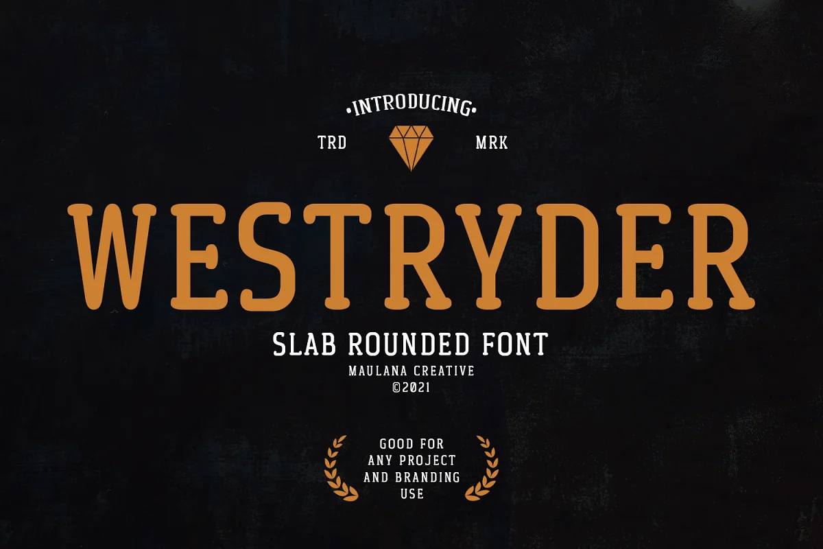 Westryder Slab Rounded Serif Font