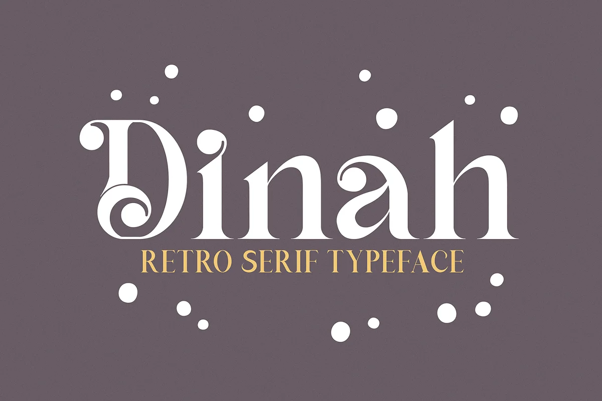 Dinah Glamour Regular Font