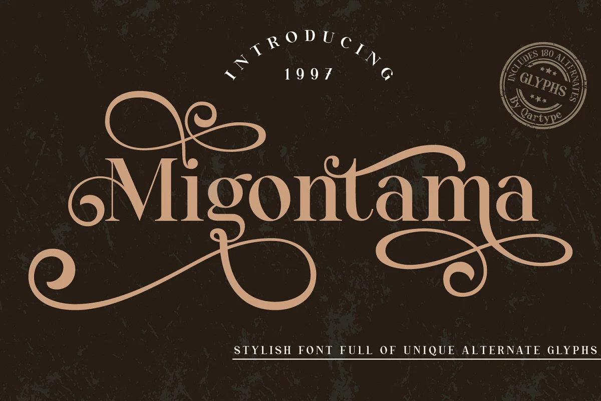 Migontama Stylish Serif Font