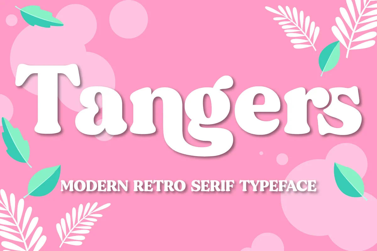 Tangers Modern Serif Typeface Font