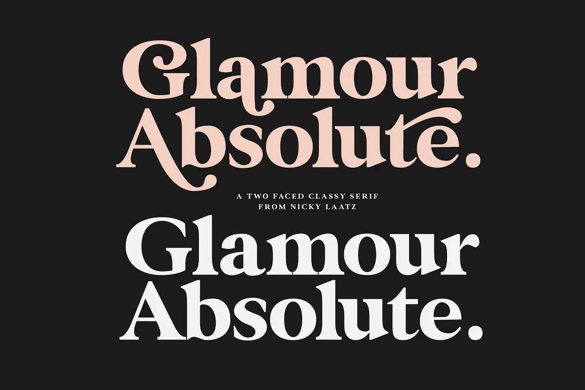 Glamour Absolute Modern/Vintage Font Free Available Download Now Updated