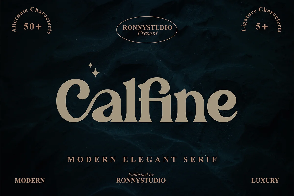 Calfine Modern Elegant Serif Font