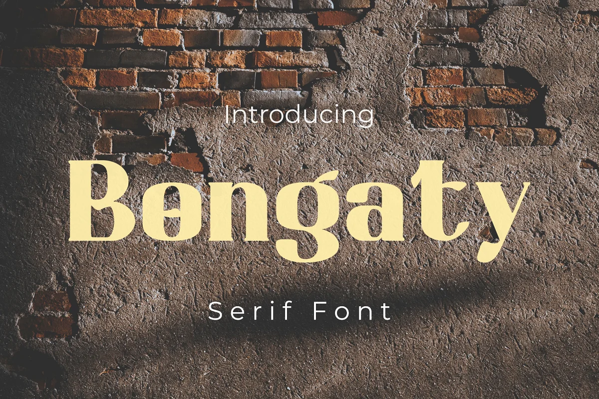 Bongaty Serif Font